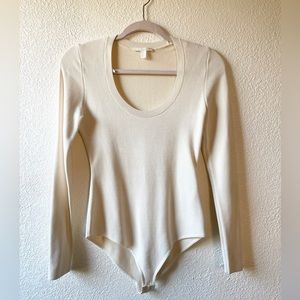 COS wool mix knitted bodysuit